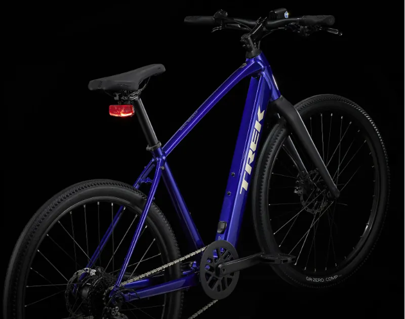 Trek Dual Sport+ 2 Hybrid Electric Bike 2025 in Hex Blue-2